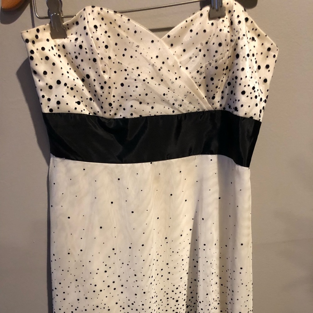 Cute polka dot cocktail dress